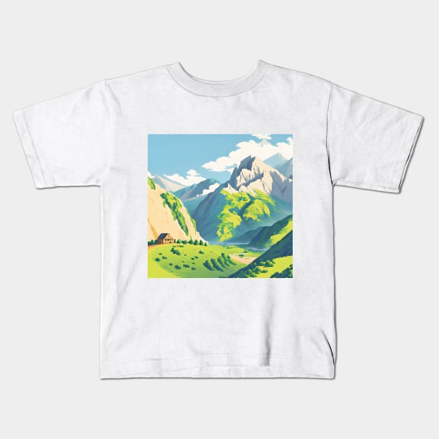 Landslide Kids T-Shirt by SmoonKape